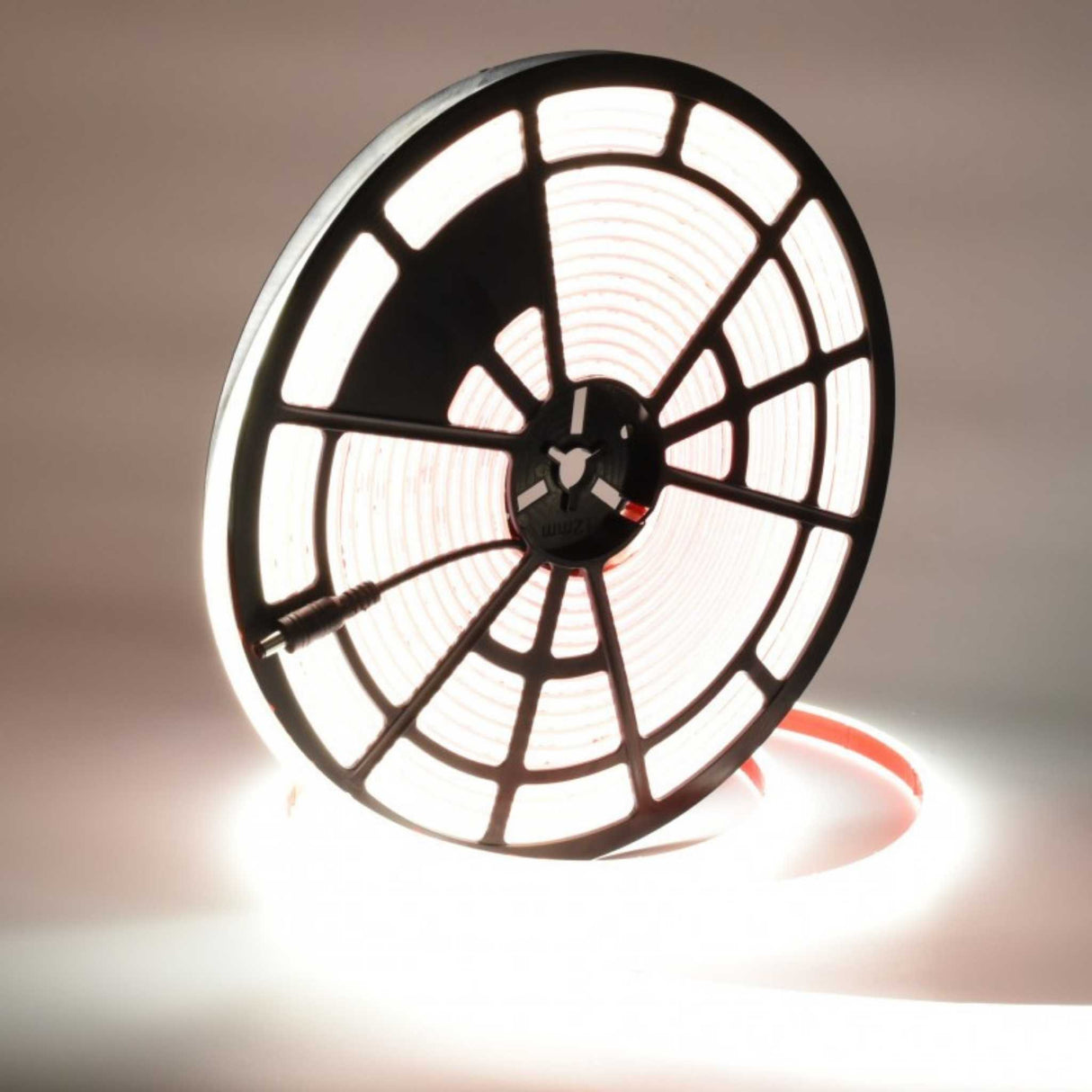 Banda LED Cob 320Led/m, 24V, 10M, 10W/m, 10mm, IP65, Alb Rece 6500K