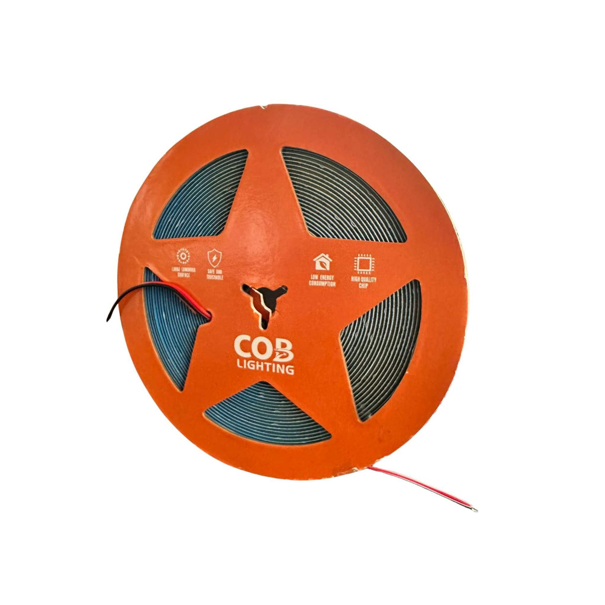 Banda LED COB 320 Led/m, 12V, 10 metri, 12W/m, 8mm, IP20, Alb Cald 3000K