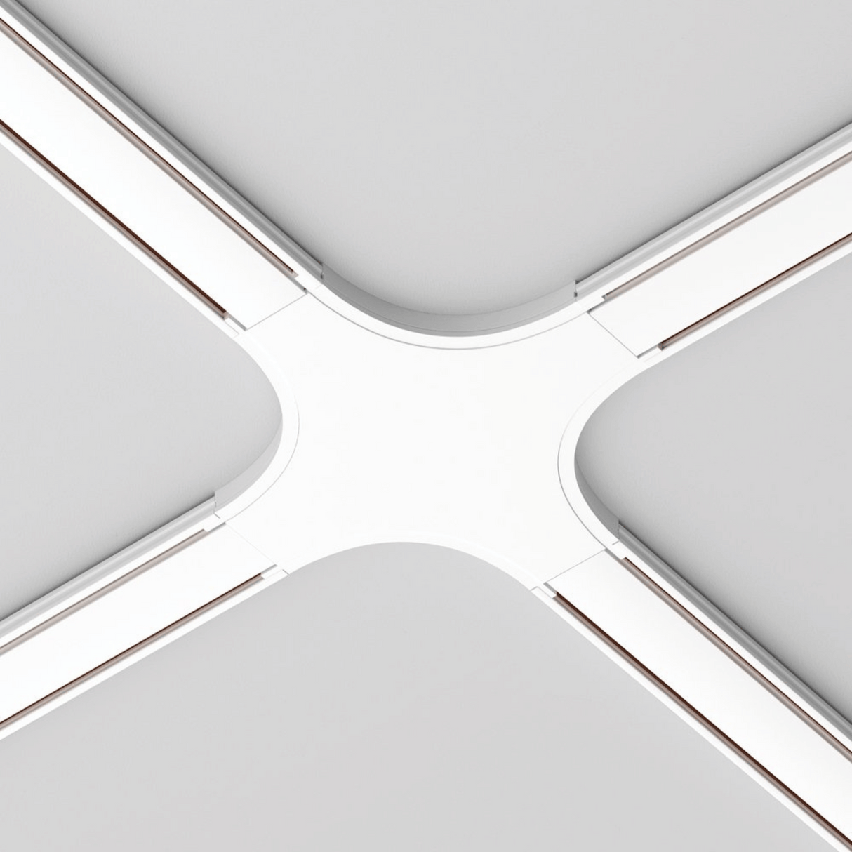 Conector tip Cruce Aplicat Sina Magnetica Slim, Alb