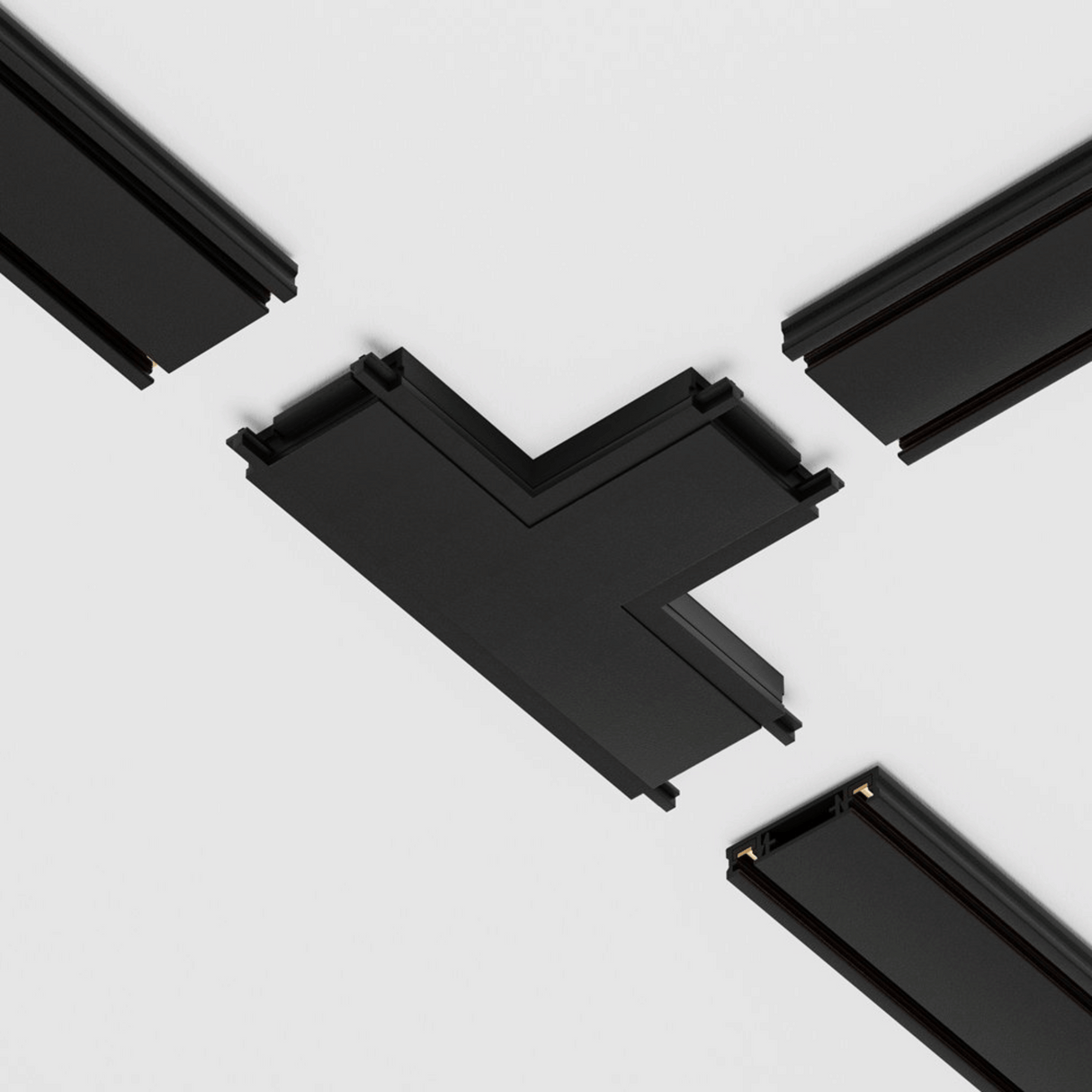 Conector tip T Aplicat Sina Magnetica Slim, Negru