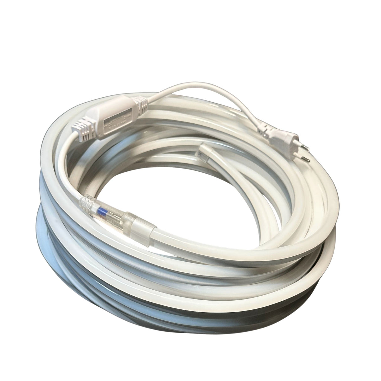 Kit Furtun LED Neon Flex 220V, 10M, 8W/m, 8x16mm, IP65, Alb Rece 6000K