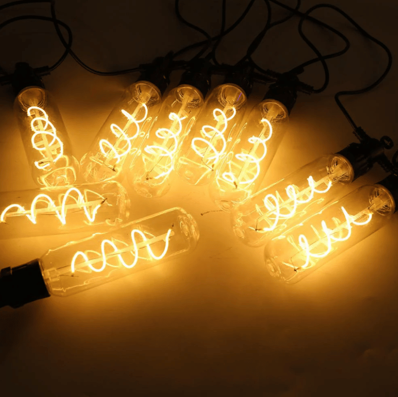 Ghirlanda Luminoasa 5M cu 10 Becuri LED Tip Spirala IP44