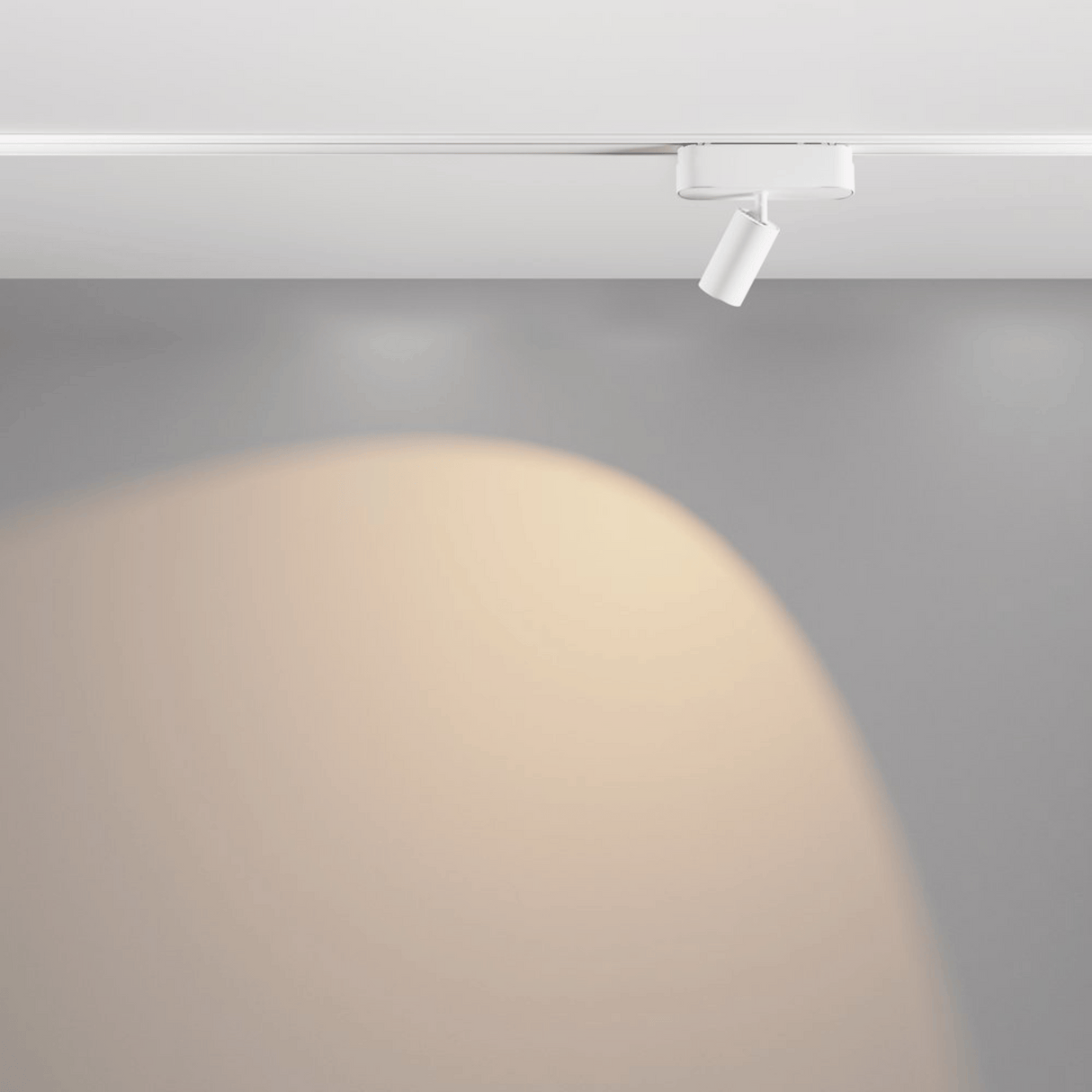 Proiector LED Sina Magnetica Slim 7W, Rotund, Alb