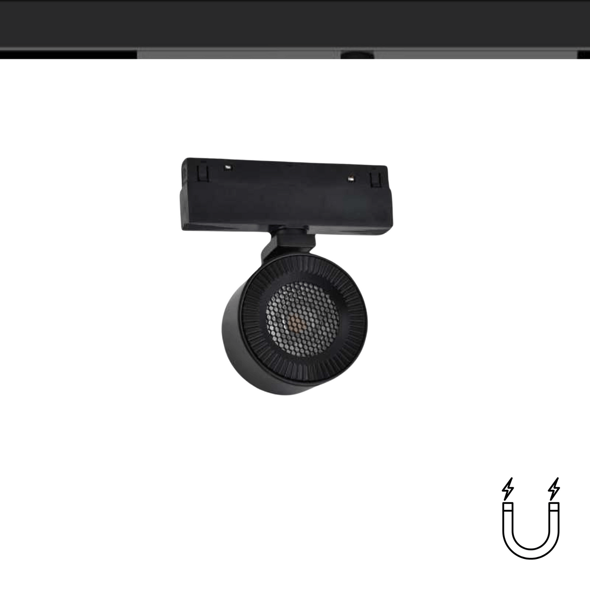 Proiector LED Sina Magnetica 12W, Anti Orbire, Negru