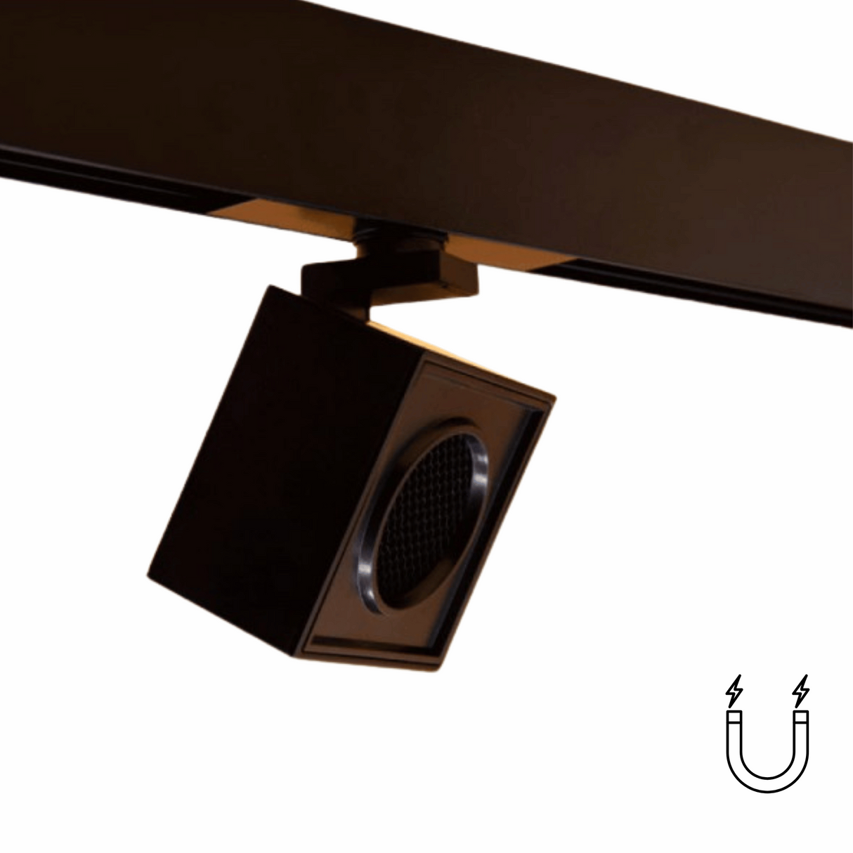 Proiector LED Sina Magnetica 15W, Anti Orbire, Negru