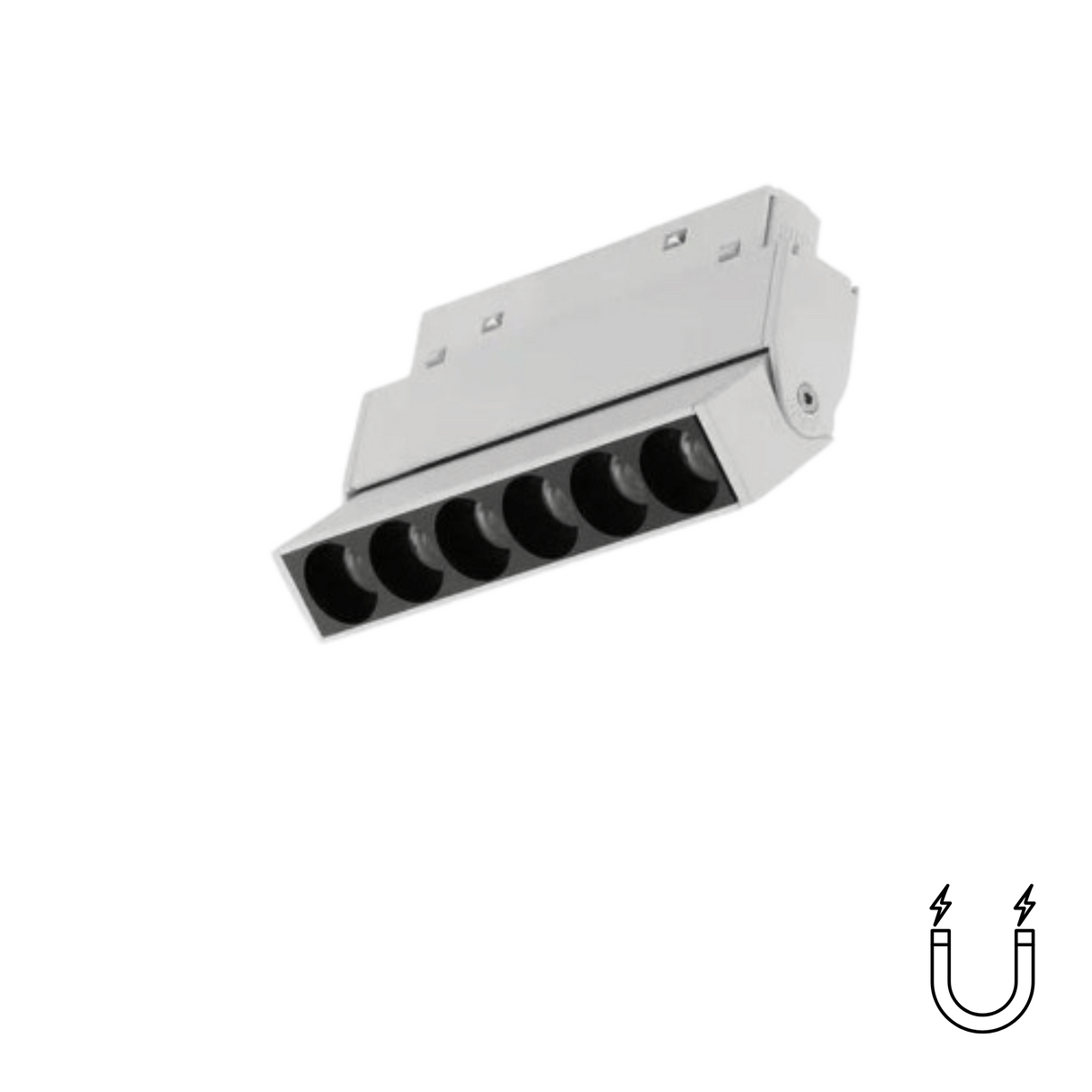 Proiector LED Sina Magnetica 6W, Pliabil, Alb