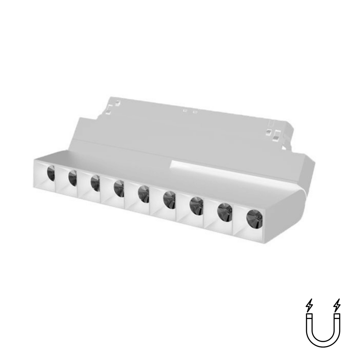 Proiector LED Sina Magnetica 12W, Pliabil, Alb