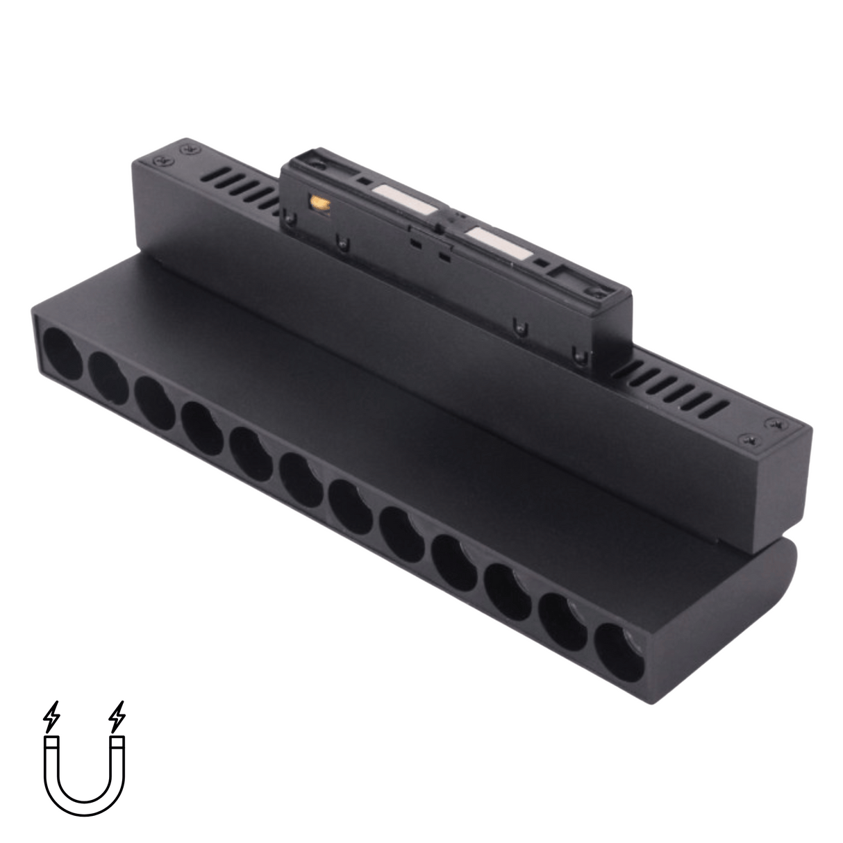 Proiector LED Sina Magnetica 12W, Pliabil, Negru