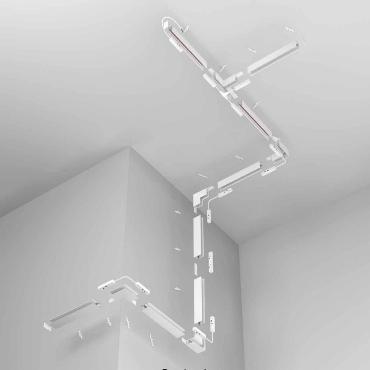 Sina Magnetica Aplicata si Suspendata, Alb