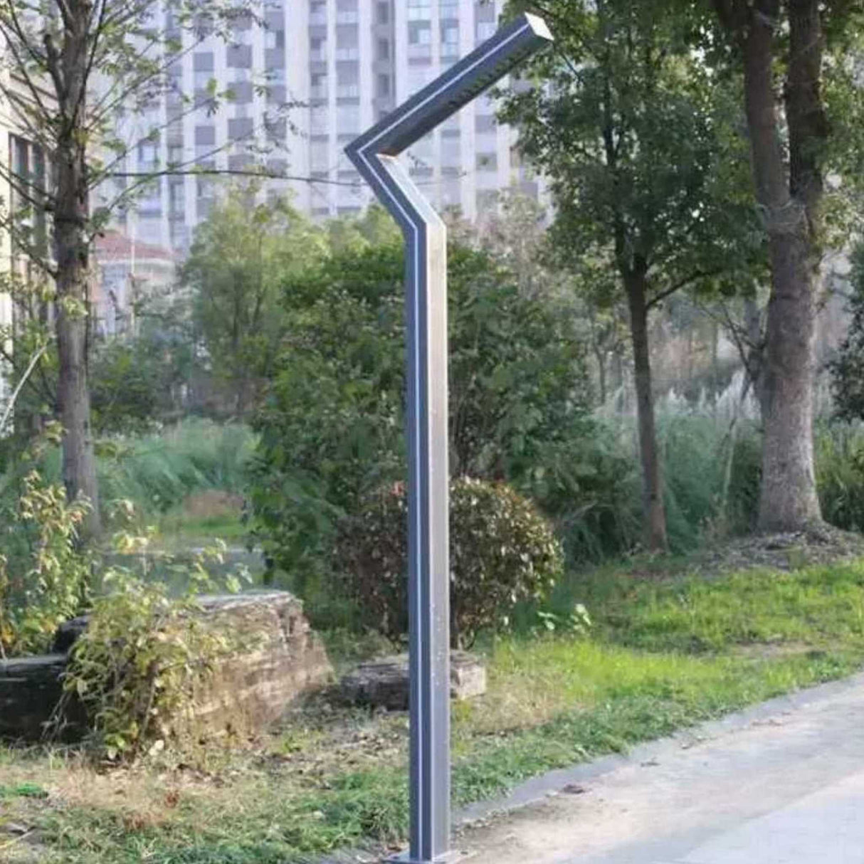 Stalp 3.5M cu Lampa LED 30W, Lumina Rece, 6500K, RGB 20W