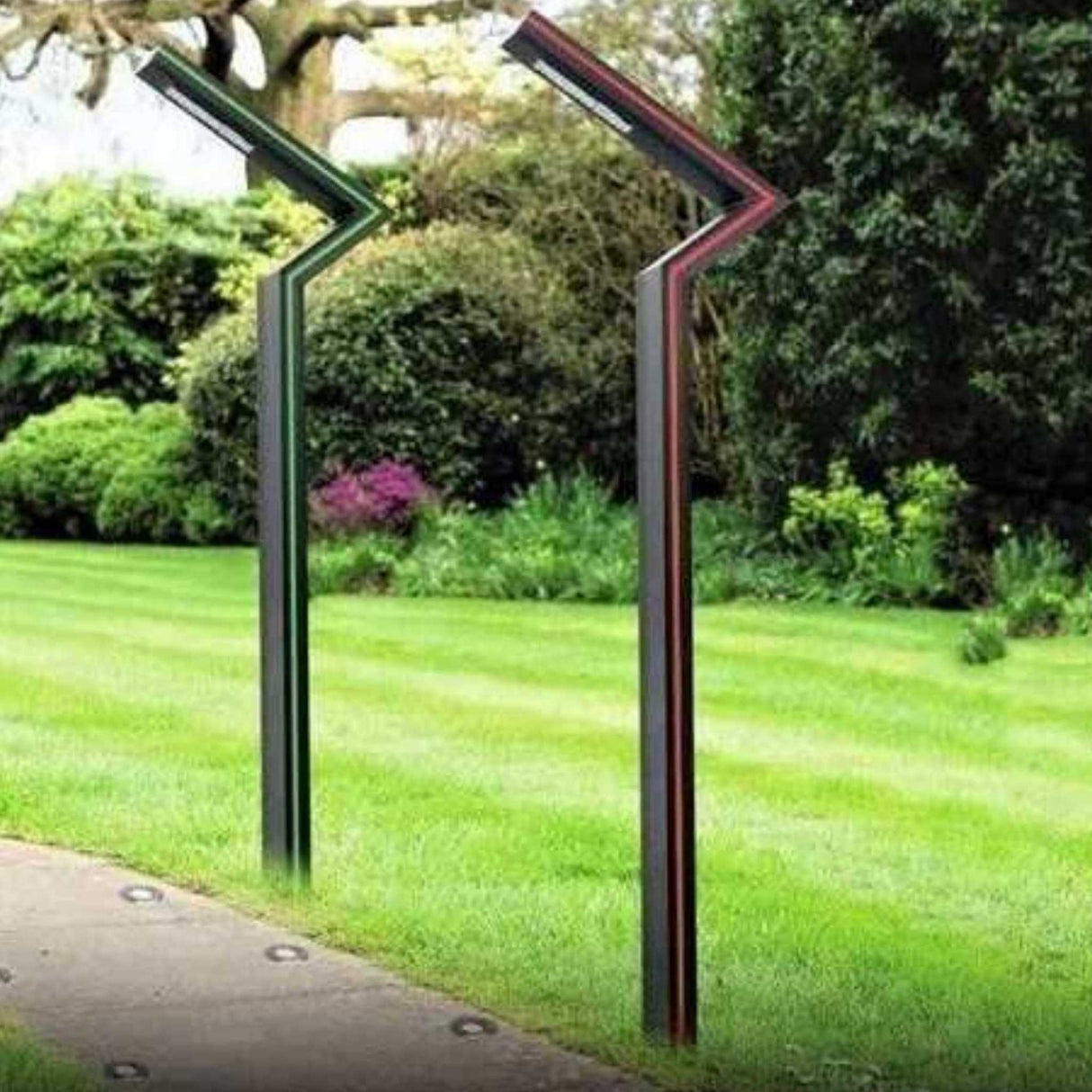 Stalp 3.5M cu Lampa LED 30W, Lumina Rece, 6500K, RGB 20W