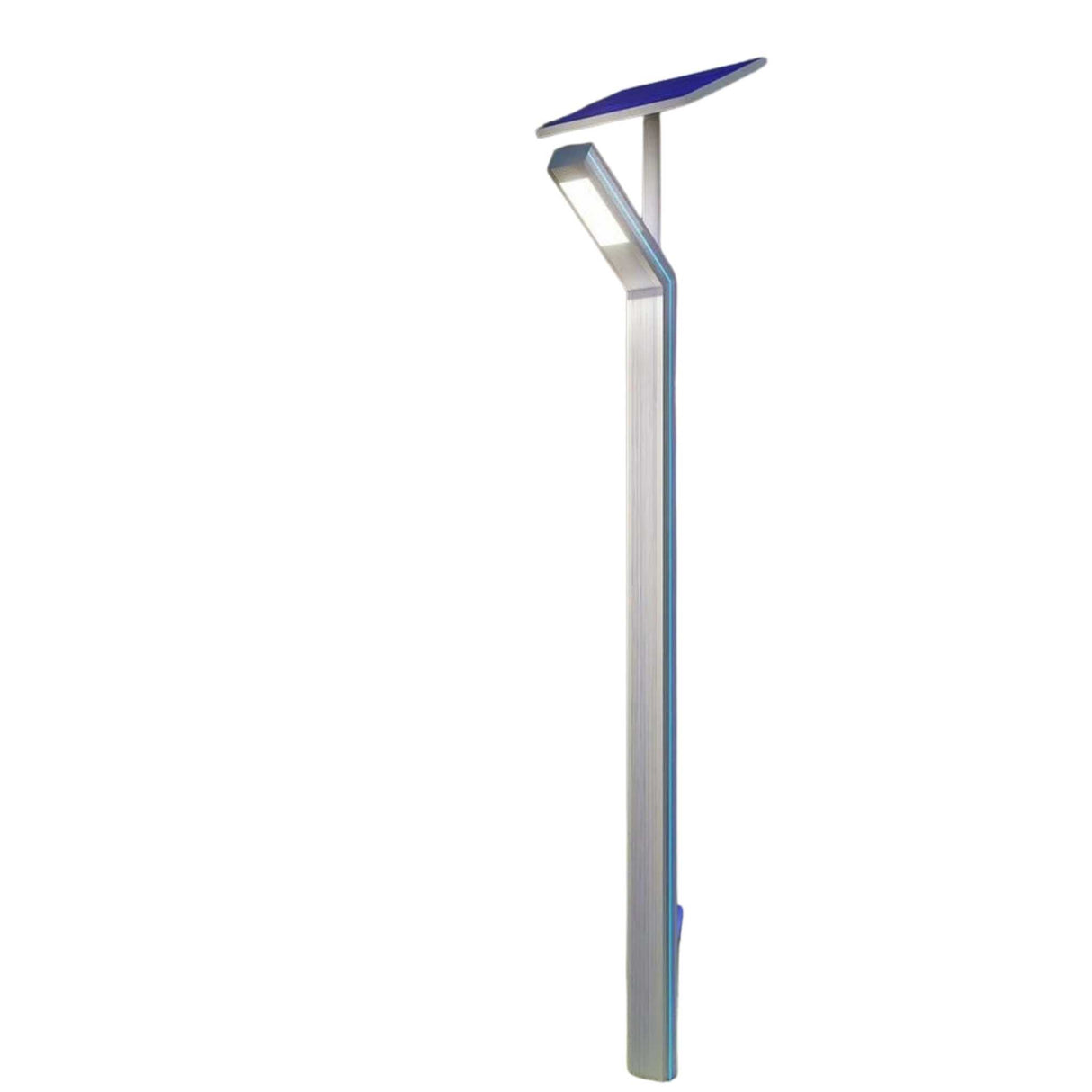 Stalp 3M cu Panou Solar LED 30W, Lumina Rece, 6500K, IP65