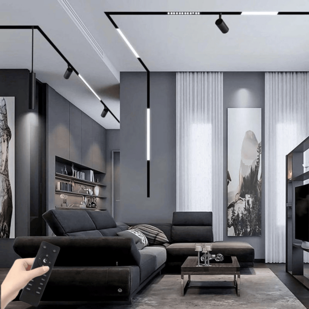 Telecomanda Proiectoare Magnetice CCT, Negru