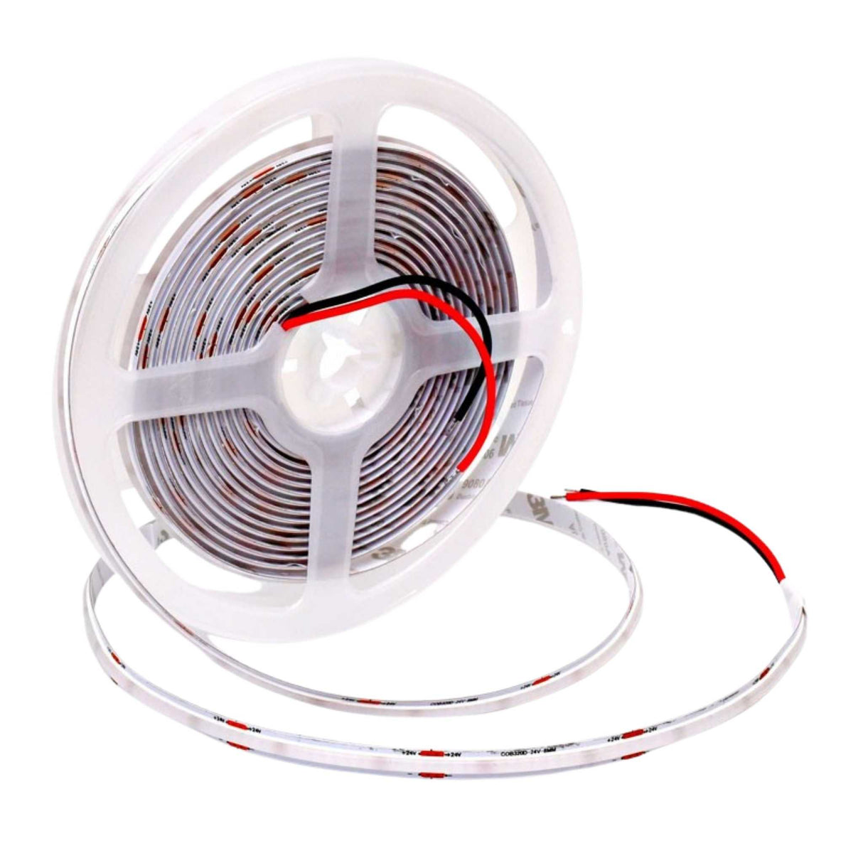 Banda LED Cob 320Led/m, 24V, 5M, 11W/m, 8mm, IP20, Albastru