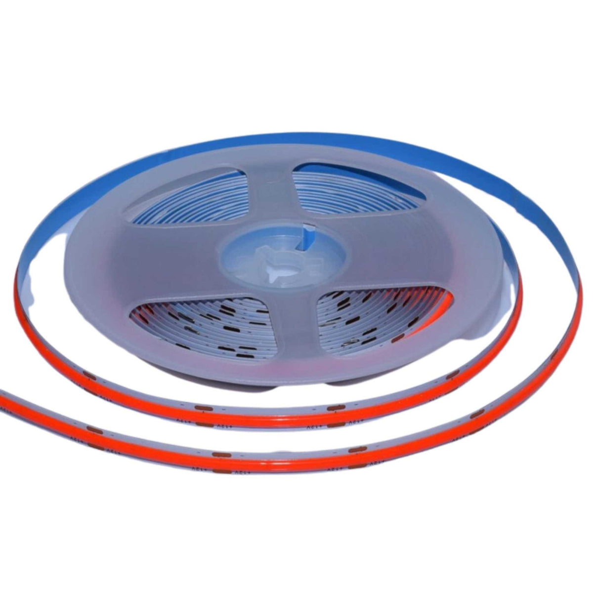 Banda LED COB 320 Led/m, 12V, 5M, 12W/m, 8mm, IP20, Rosu