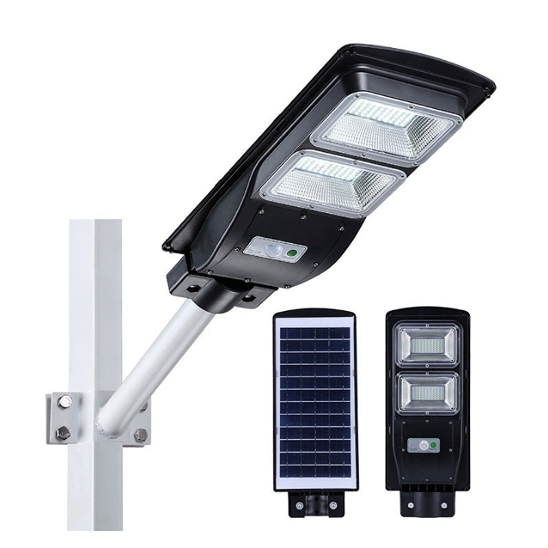 Lampa Solara LED 100W, Senzor de lumina si miscare, Telecomanda, IP65