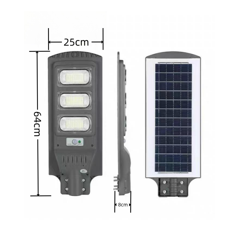 Lampa Solara LED 300W, Senzor de lumina si miscare, Telecomanda, IP65