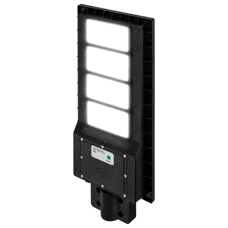 Lampa Solara LED 200W, Senzor de lumina si miscare, Telecomanda, IP65