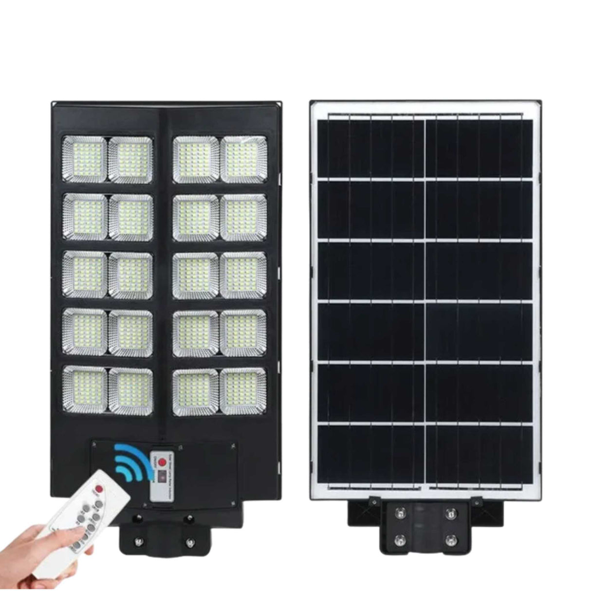 Lampa Solara LED 1000W, Senzor de lumina si miscare, Telecomanda, IP65
