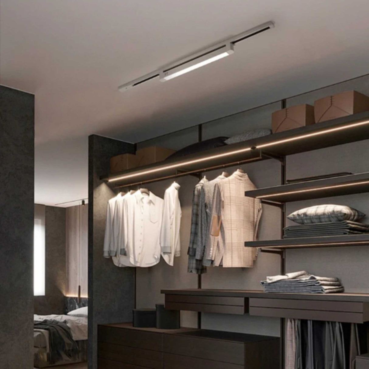 Proiector LED Monofazat 10W, Directionabil, Alb