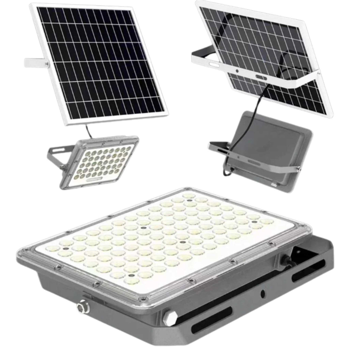 Proiector LED 50W cu Panou Solar si Telecomanda, IP65
