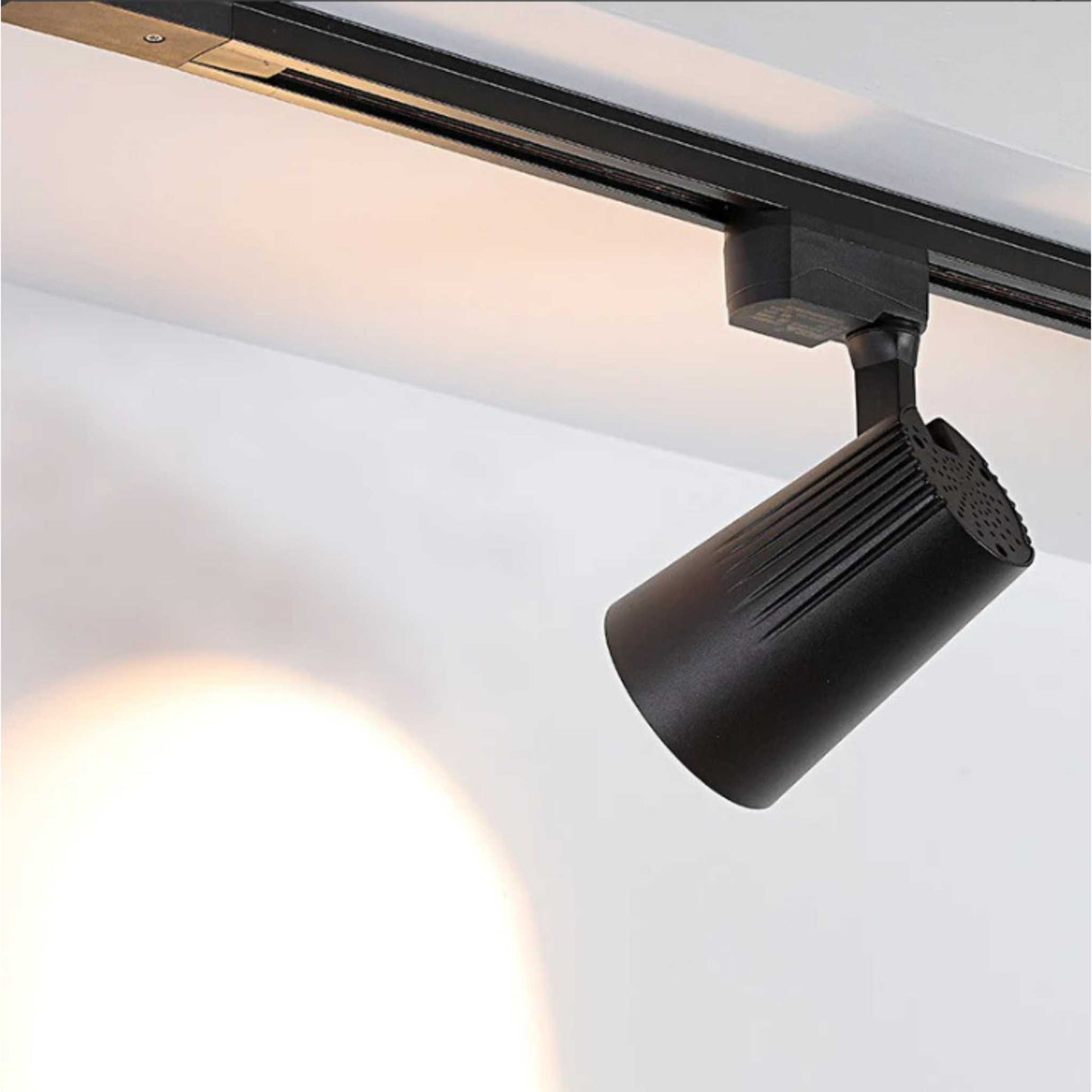 Proiector LED Monofazat 25W, Rotund, Negru