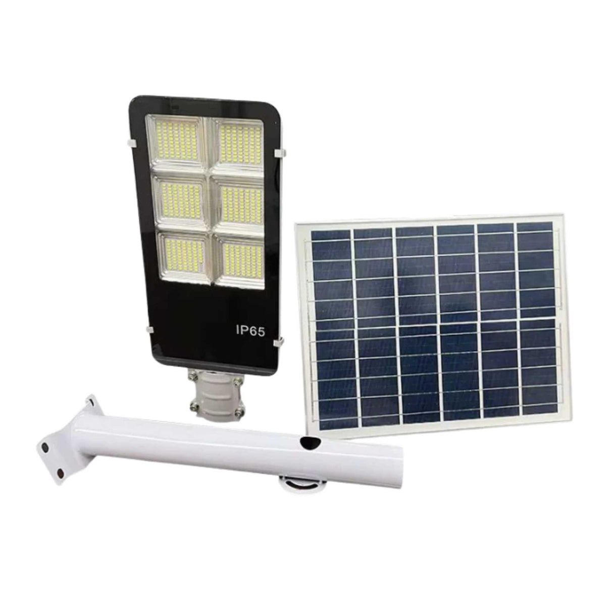 Lampa Solara LED 300W, Iluminat Stradal, Brat si Telecomanda inclus, IP65