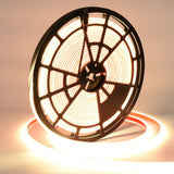 Banda LED Cob 320Led/m, 24V, 10M, 10W/m, 10mm, IP65, Alb Cald 3500K