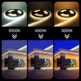 Banda LED Cob 288Led/ML 220V, 100M, Lumina Alb Naturala 4000K - SoLedlight