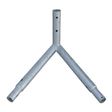 Consola Dubla 90 Grade 2x50cm, pentru stalp galvanizat