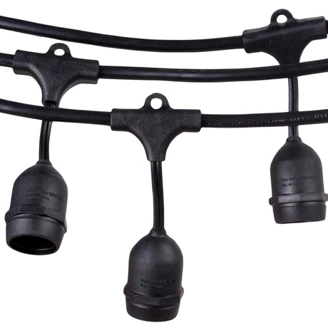 Ghirlanda Luminoasa 5M cu 10 Pendule, E27, IP65, Interconectabila