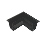 Conector Colt Incastrat Prindere sub Rigips Sina Magnetica, Negru