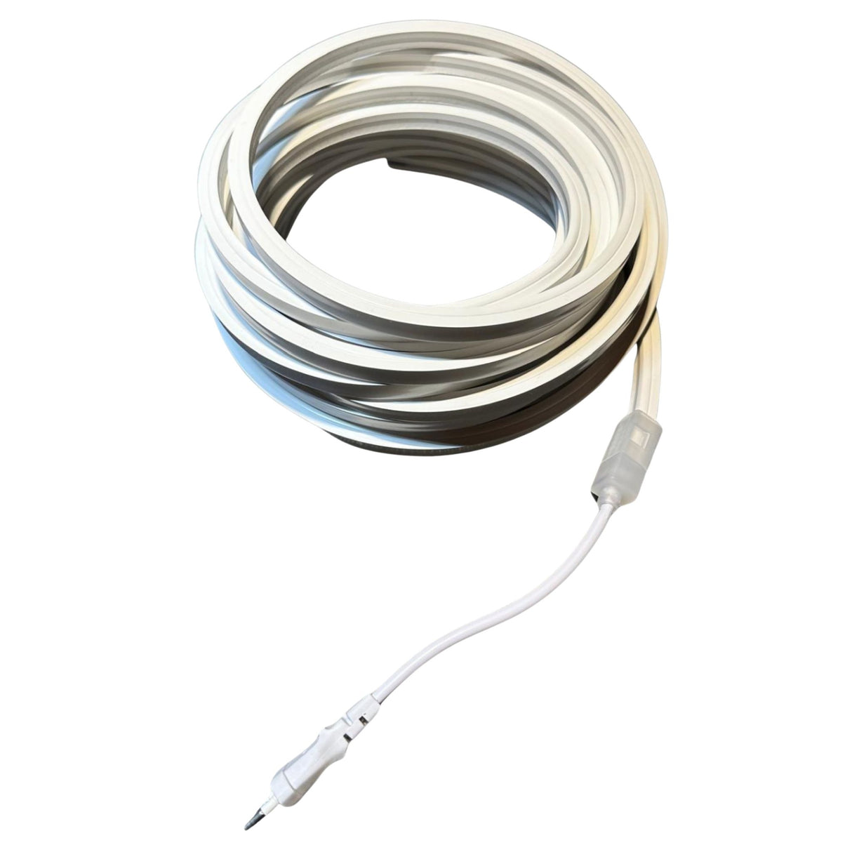 Kit Furtun LED Neon Flex 220V, 5M, 10W/m, 10x10mm, IP65, Albastru