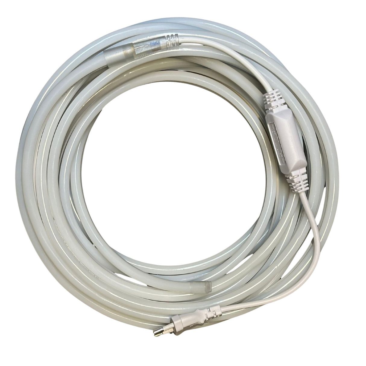 Kit Furtun LED Neon Flex 220V, 5M, 8W/m, 8x16mm, IP65, Alb Rece 6000K