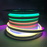 Kit Furtun LED Neon Flex 220V, 10M, 14W/m, 10x20mm, IP65, Multicolor, RGB