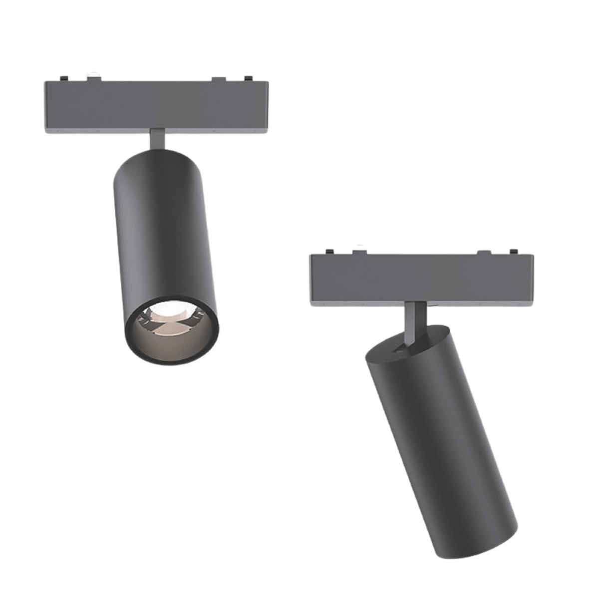 Proiector LED Sina Magnetica Slim 15W, Rotund, Negru