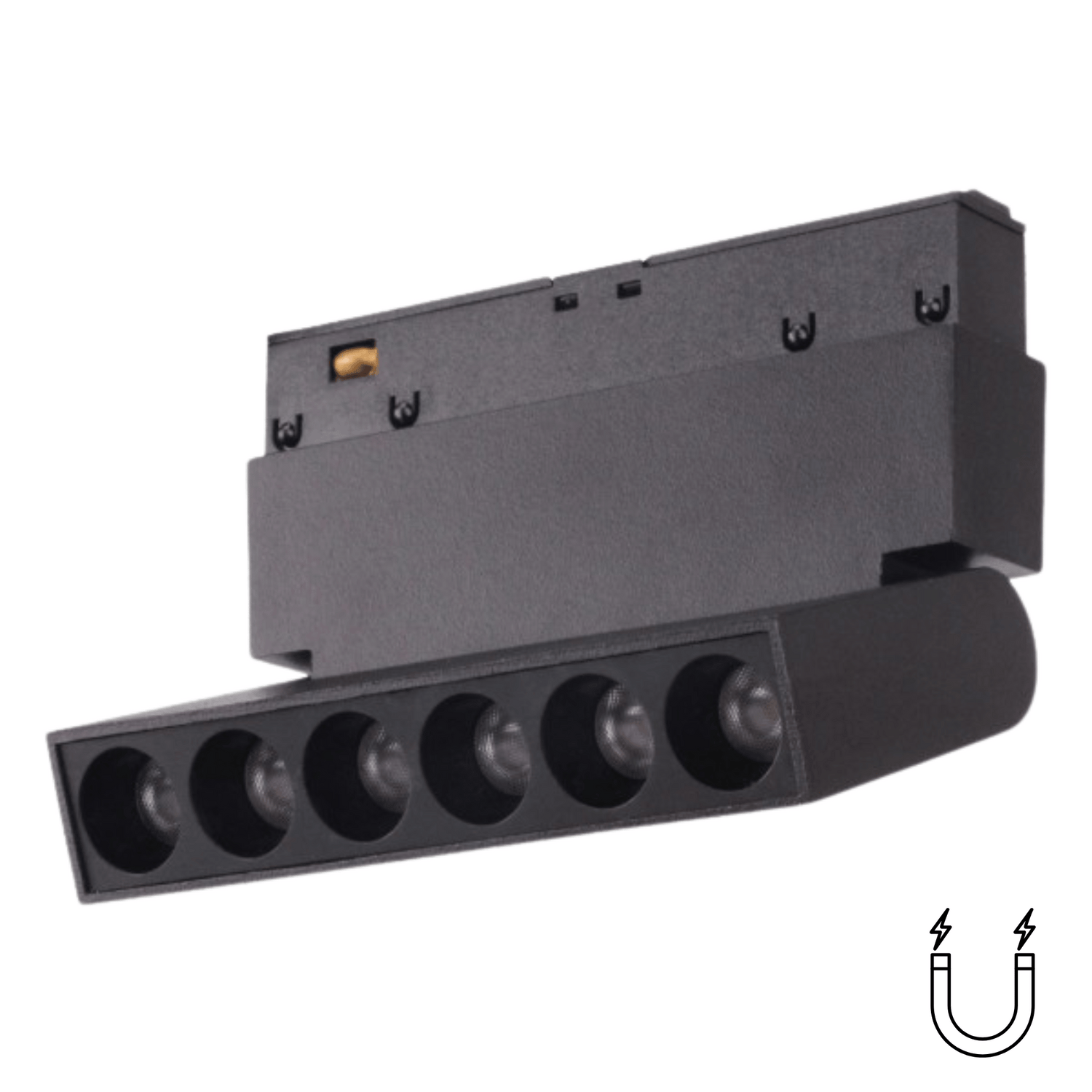 Proiector LED Sina Magnetica 6W, Pliabil, Negru