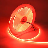 Banda LED Cob 320Led/m, 24V, 5M, 11W/m, 8mm, IP20, Rosu