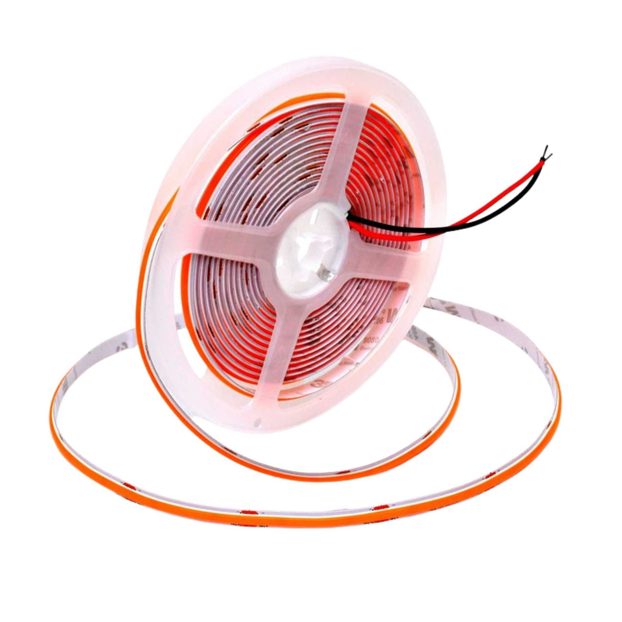 Banda LED Cob 320Led/m, 24V, 5M, 11W/m, 8mm, IP20, Roz