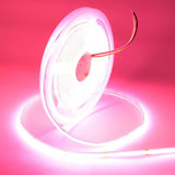 Banda LED Cob 320Led/m, 24V, 5M, 11W/m, 8mm, IP20, Roz