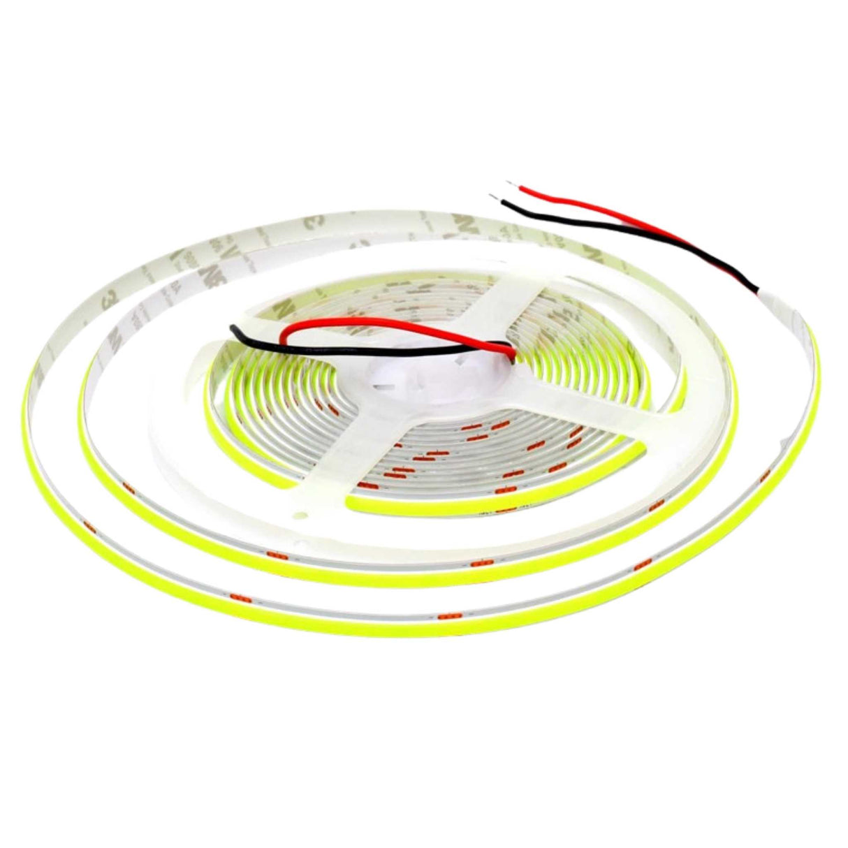 Banda LED Cob 320Led/m, 24V, 5M, 11W/m, 8mm, IP20, Verde