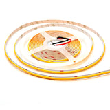 Banda LED Cob 320Led/m, 24V, 5M, 11W/m, 8mm, IP20, Galben