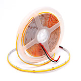 Banda LED Cob 320Led/m, 24V, 5M, 11W/m, 8mm, IP20, Galben