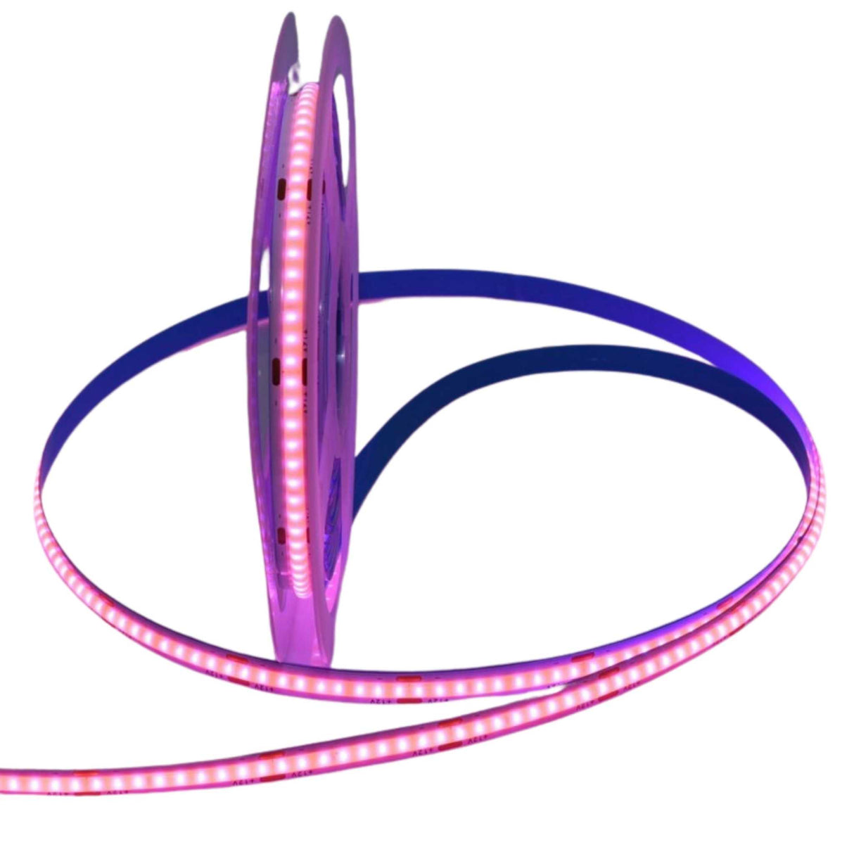 Banda LED COB 320 Led/m, 12V, 5M, 12W/m, 8mm, IP20, Roz