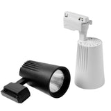 Proiector LED Monofazat 25W, Rotund, Reglabil, Alb
