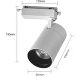 Proiector LED Monofazat 25W, Rotund, Alb