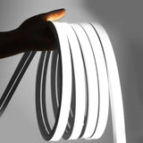 Kit Furtun LED Neon Flex 220V, 5M, 10W/m, 10x10mm, IP65, Alb Rece 6500K