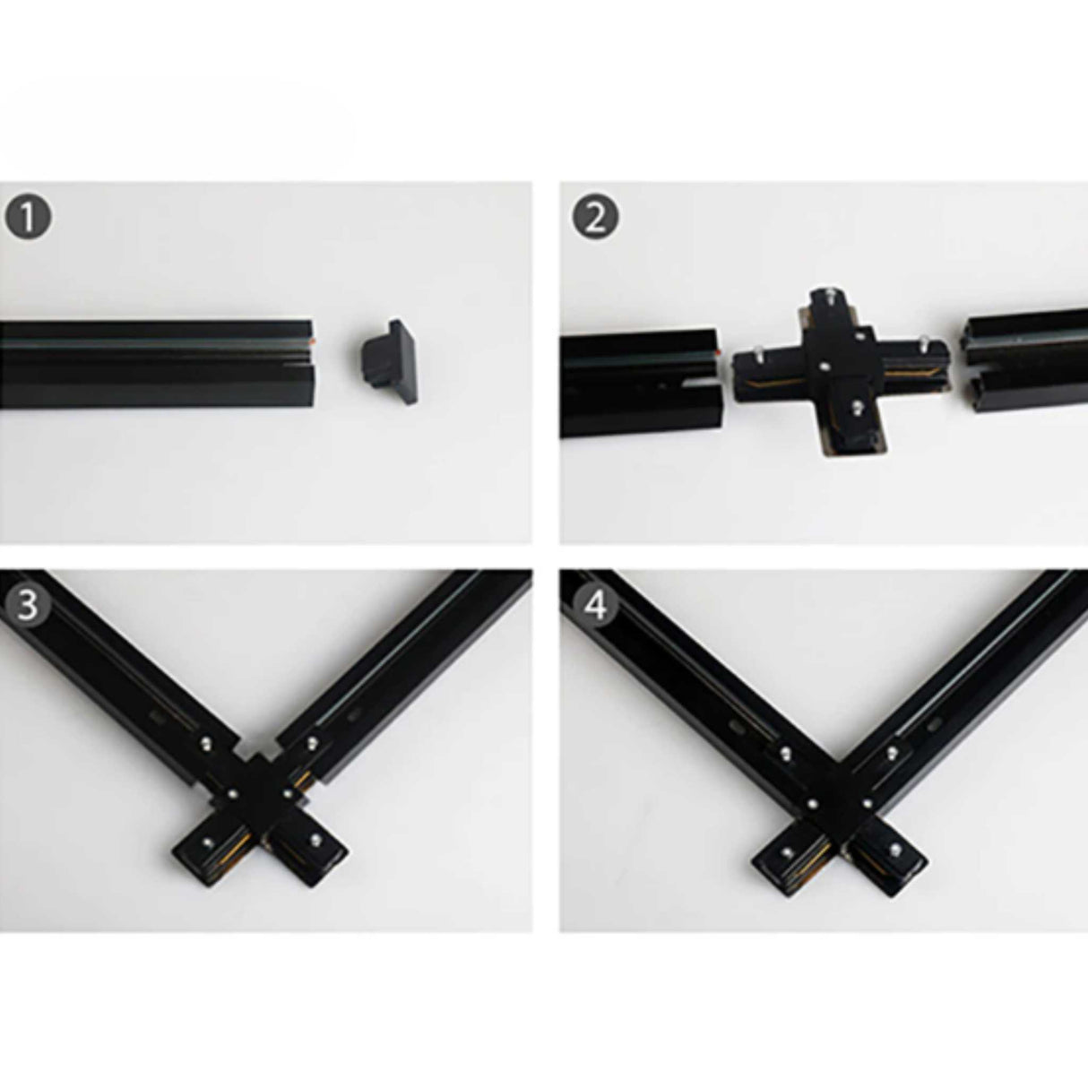 Conector tip Cruce Sina Monofazata, Negru